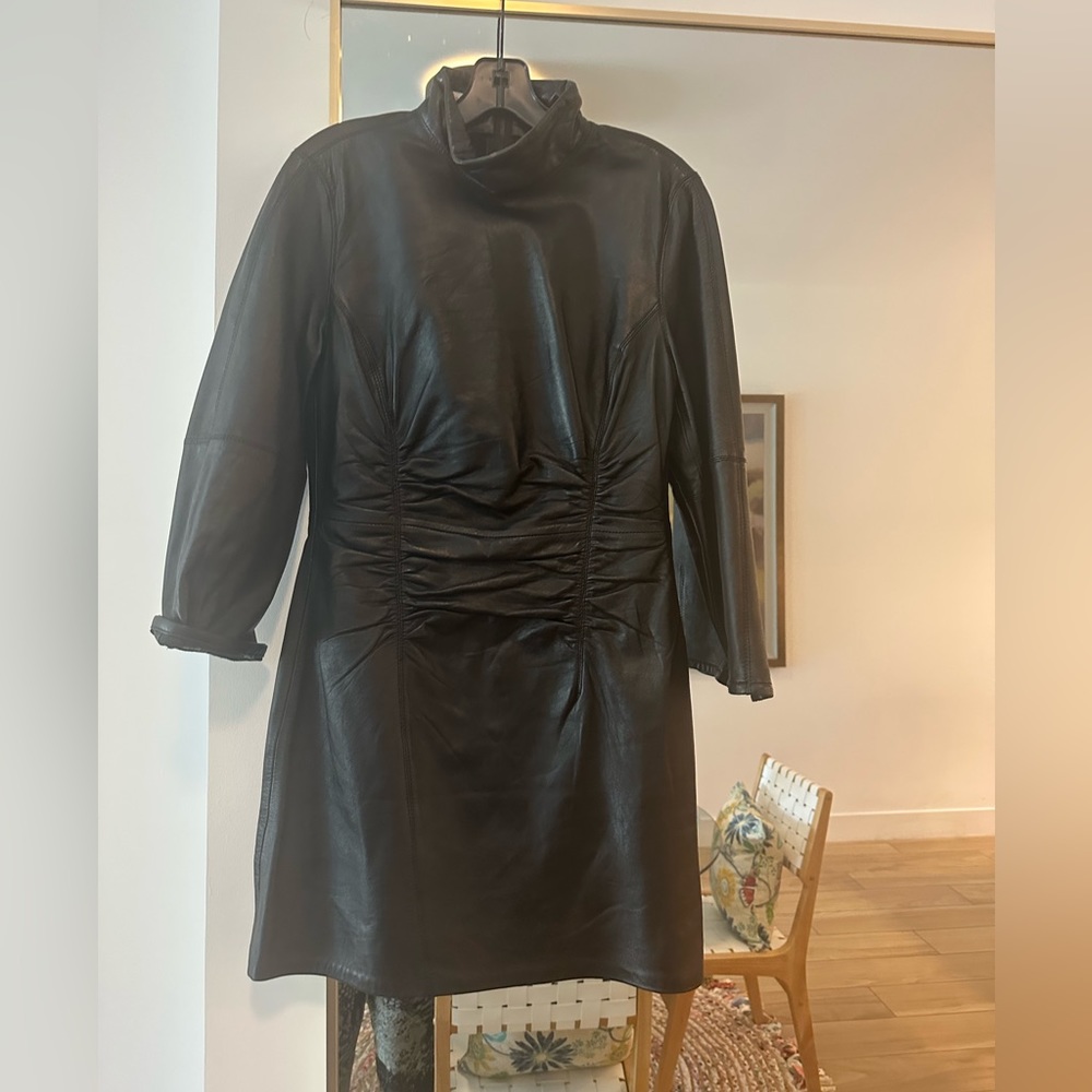 Zara Leather Dress